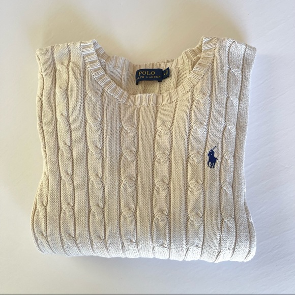 Polo Ralph Lauren Vintage Cable Knit Sweater - Picture 8 of 8